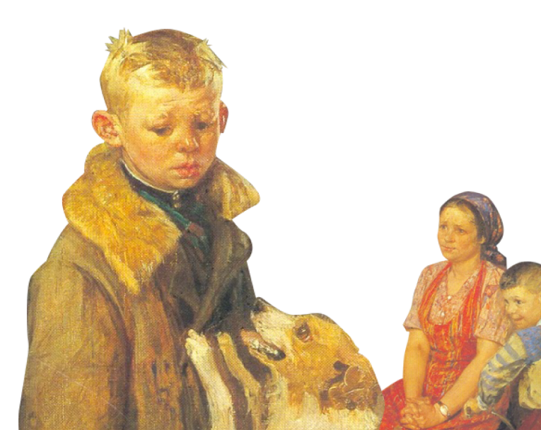 фрагмент картины "опять двойка"